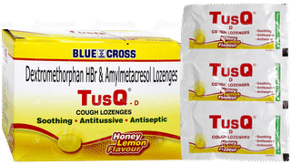 Tusq D Honey Lemon Flavour Lozenges 6