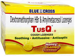 Tusq D Honey Lemon Flavour Lozenges 6 Tusq D Honey Lemon Flavour Lozenges 6