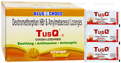 Tusq D Orange Flavour Lozenges 6 Tusq D Orange Flavour Lozenges 6