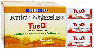 Tusq D Orange Flavour Lozenges 6