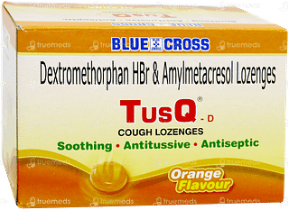 Tusq D Orange Flavour Lozenges 6