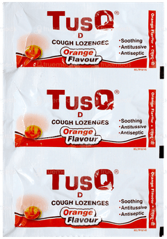 Tusq D Orange Flavour Lozenges 6