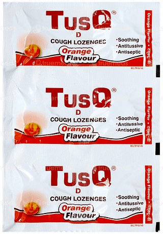 Tusq D Orange Flavour Lozenges 6