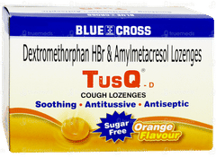 Tusq D Orange Flavour Sugar Free Lozenges 6