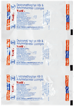 Tusq D Orange Flavour Sugar Free Lozenges 6