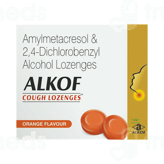 Alkof Orange Flavour Cough Lozenges 10