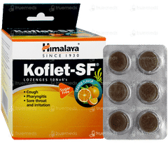 Himalaya Koflet Sf Orange Flavour Lozenges 6 Himalaya Koflet Sf Orange Flavour Lozenges 6