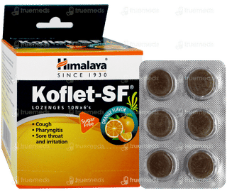 Himalaya Koflet Sf Orange Flavor Lozenges 6