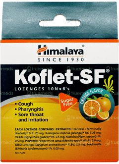Himalaya Koflet Sf Orange Flavor Lozenges 6