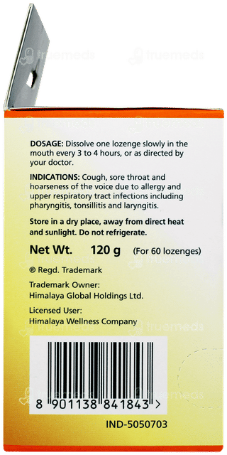 Himalaya Koflet Sf Orange Flavor Lozenges 6