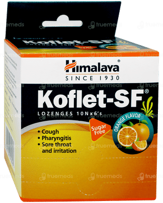 Himalaya Koflet Sf Orange Flavor Lozenges 6