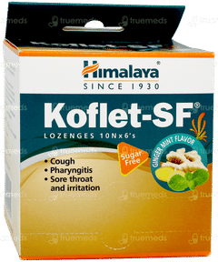Himalaya Koflet Sf Ginger Mint Flavour Lozenges 6