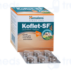 Himalaya Koflet Sf Ginger Mint Flavour Lozenges 6
