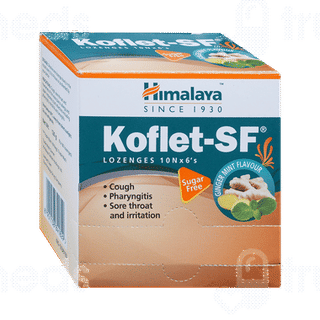 Himalaya Koflet Sf Ginger Mint Flavour Lozenges 6