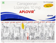 Aplovir Lemon Flavour Sugar Free Lozenges 10