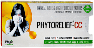 Phytorelief Cc Sugar Free Lozenges 10