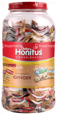 Dabur Honitus Cough Drops Ginger Lozenges 100