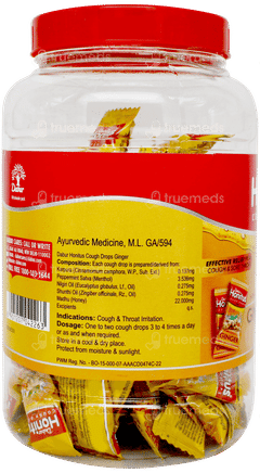 Dabur Honitus Ginger Cough Drops 100