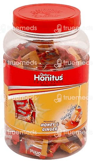 Dabur Honitus Cough Drops Ginger Honey 100 Lozenges