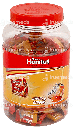 Dabur Honitus Cough Drops Ginger Honey 100 Lozenges