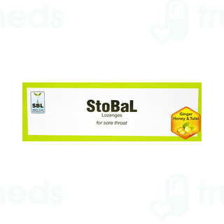 Sbl Stobal Ginger Honey & Tulsi 10 Pack Of 8 Lozenges