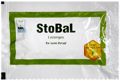 Sbl Stobal Ginger Honey & Tulsi 10 Pack Of 8 Lozenges