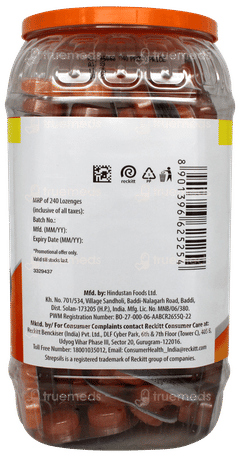 Strepsils Orange Flavour Medicated Lozenges 240 + 48 Free