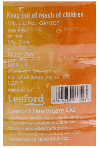 Leekuf Natural Orange Flavour Lozenges 150