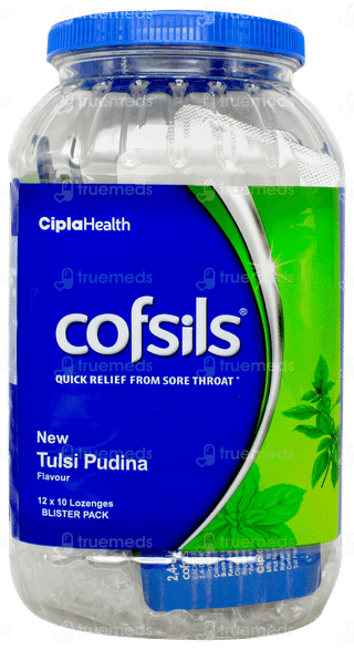 Cofsils Tulsi Pudina Lozenges 10