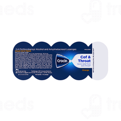 Crocin Cof And Throat Orange Lozenges 10