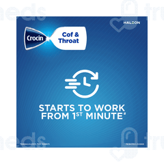 Crocin Cof And Throat Orange Lozenges 10