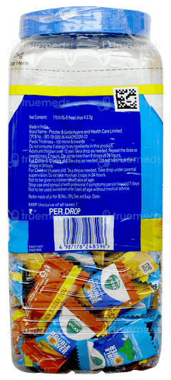 Vicks Cough Drops Double Power Warming Ginger Soothing Honey Cooling Menthol Lozenges 105 + 5 Free