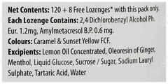 Strepsils Ginger & Lemon Medicated Lozenges 120 + 8 Free Strepsils Ginger & Lemon Medicated Lozenges 120 + 8 Free