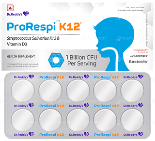 Prorespi K12 Strawberry Flavour 3 Pack Of 10 Lozenges