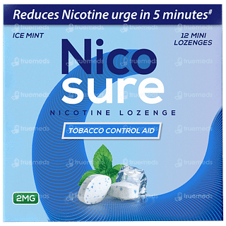 Nico Sure 2mg Icemint Nicotine Lozenges 12