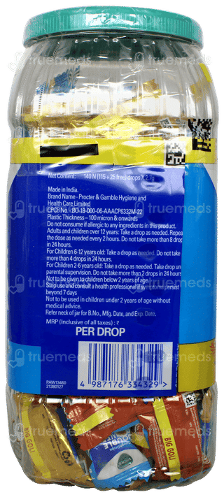 Vicks Cough Drops Double Power Warming Ginger Soothing Honey Cooling Menthol Lozenges 115 + 25 Free