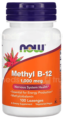 Now Methyl B 12 1000Mcg Lozenges 100