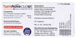 Turmnova Clove Lozenges 10