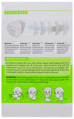 Leeford N95 Ffp2 Respirator Protective Mask 1