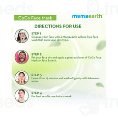Mamaearth Coco Face Mask For Skin Awakening 100 GM