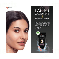Lacto Calamine Peel Off Mask With Activated Charcoal And Vitamin E Mask 60 Gm