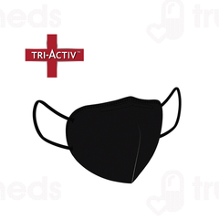 Tri Activ 6 Layer Protection N95 Protective Mask Black 1