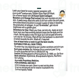 Everyuth Naturals New Golden Glow Peel Off Mask 50gm