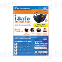 I Safe Nano Shield P95 Reusable Mask Pack Of 2