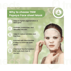 Tnw Papaya Face Sheet Mask 1