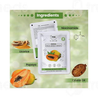 Tnw Papaya Face Sheet Mask 1