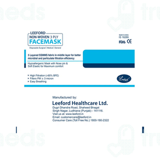 Leeford Non Woven 3 Ply Facemask 1