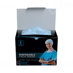 1mile Disposable 3 Ply Blue Medical Mask 100
