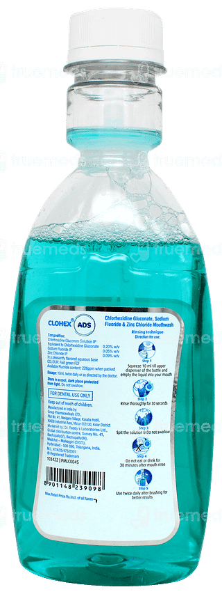 Clohex Ads Mouthwash 200ml