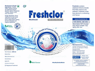 Freshclor Mint Flavour Mouthwash 200Ml